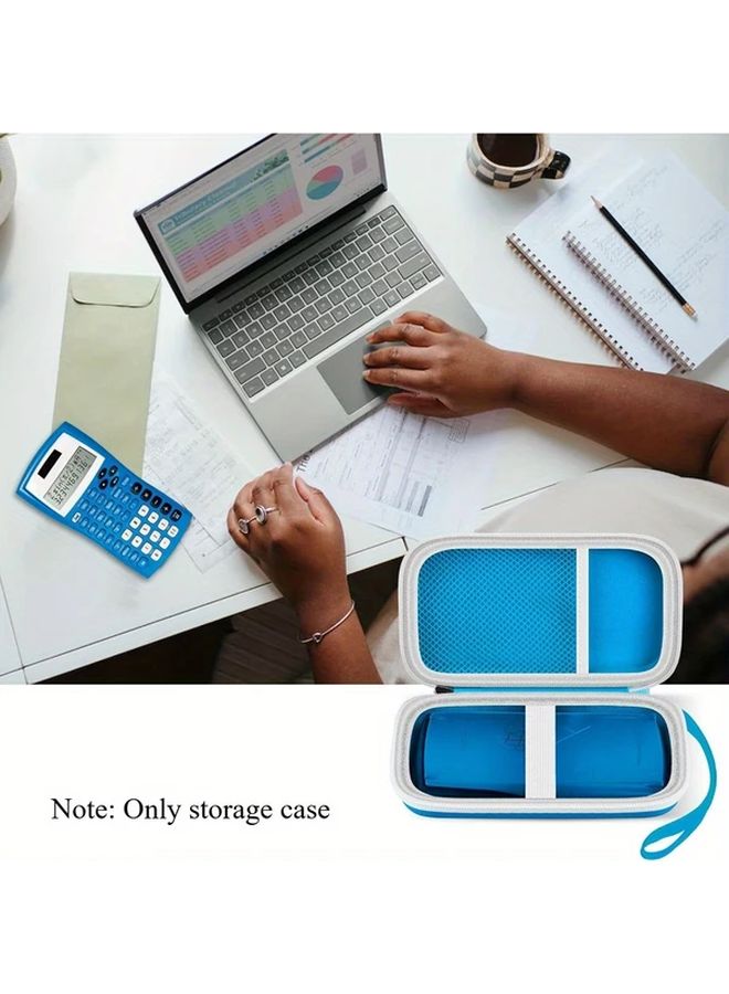 Black Case For Texas Instruments TI 30XIIS Scientific Calculator With Storage Bag And Mesh Pocket - Image 5